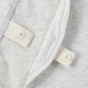 Baby Organic Cotton  Kimono Bodysuit | Heather Grey