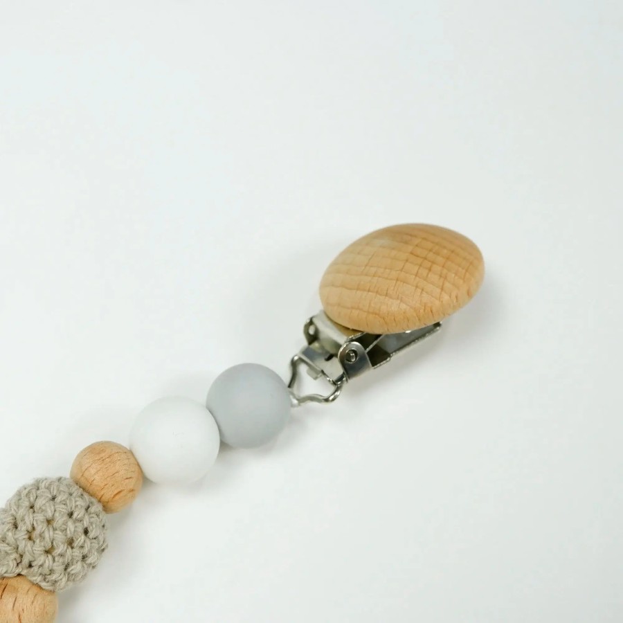 Baby Wooden Pacifier Chain