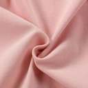 Organic Ruffle LS Zipper Romper | Pink
