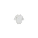 Baby Organic Cotton  Kimono Bodysuit | Heather Grey