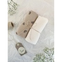 TISU Muslin Set | Beige Rainbow + White Pearl