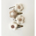 Set of 4 Flower Hair Clips