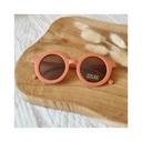 Children's UV400 Round Sunglasses | Rust