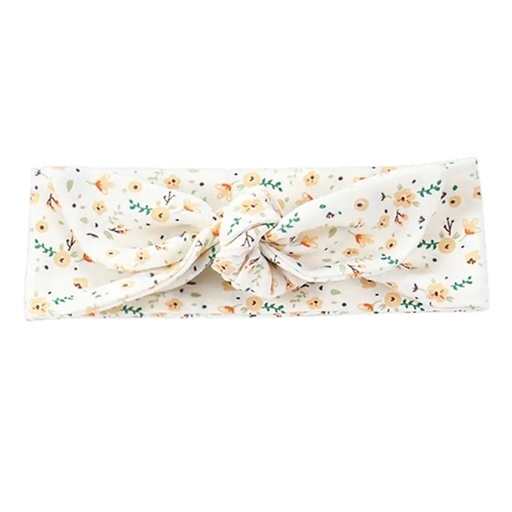 [llps-13] Organic Headband | Yellow Floral