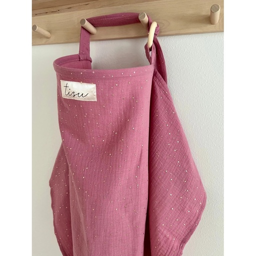 [llps-20] TISU Nursing Cover | Mauve Pink