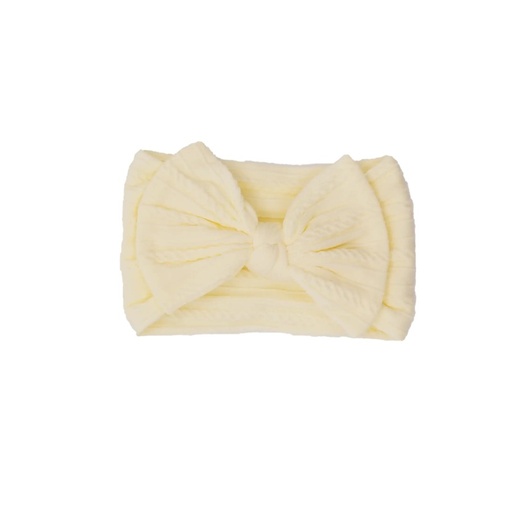 [llps-56] Wheat Jacquard Headband | Antique White