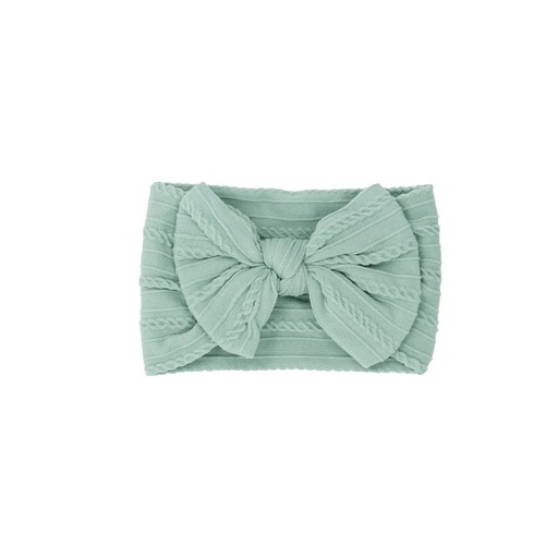 [llps-57] Wheat Jacquard Headband | Silt Green