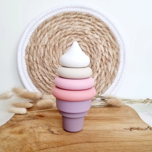 [llps-68] Silicone Stacking Tower Ice-cream
