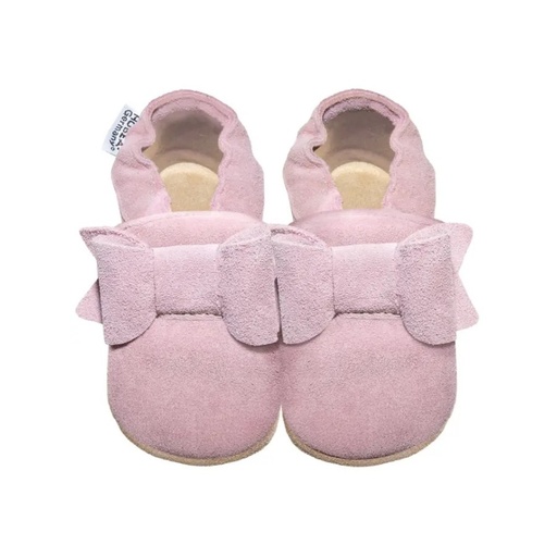 [llps-99] Children's Shoes | Dusky Pink Bow