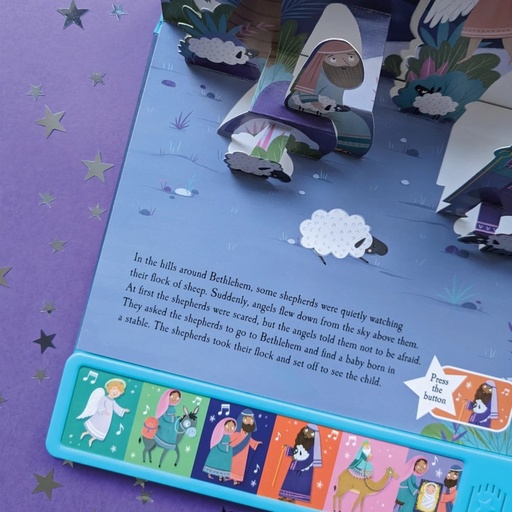 [llps-126] Christmas Pop Up Sound Book - The Nativity